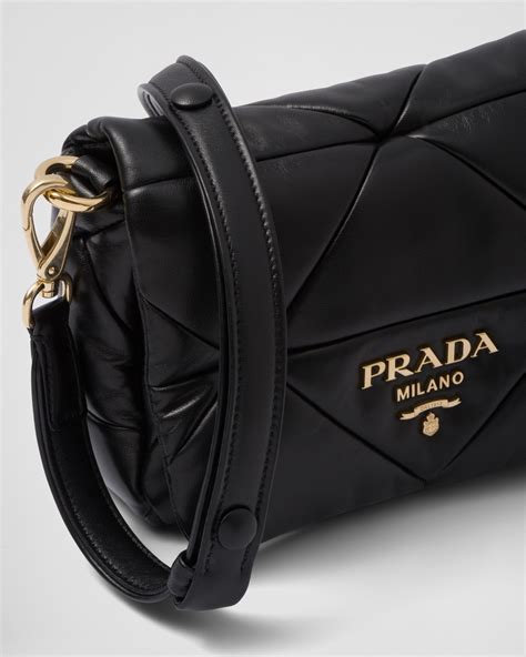 Prada System Nappa Patchwork Shoulder Bag.